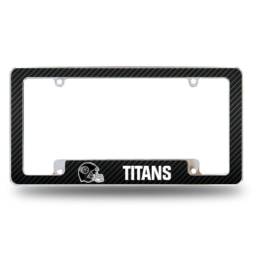 Rico Industries Nfl Tennessee Titans Black All Over Chrome Frame 12 X 6 Cartruck Auto Accessory