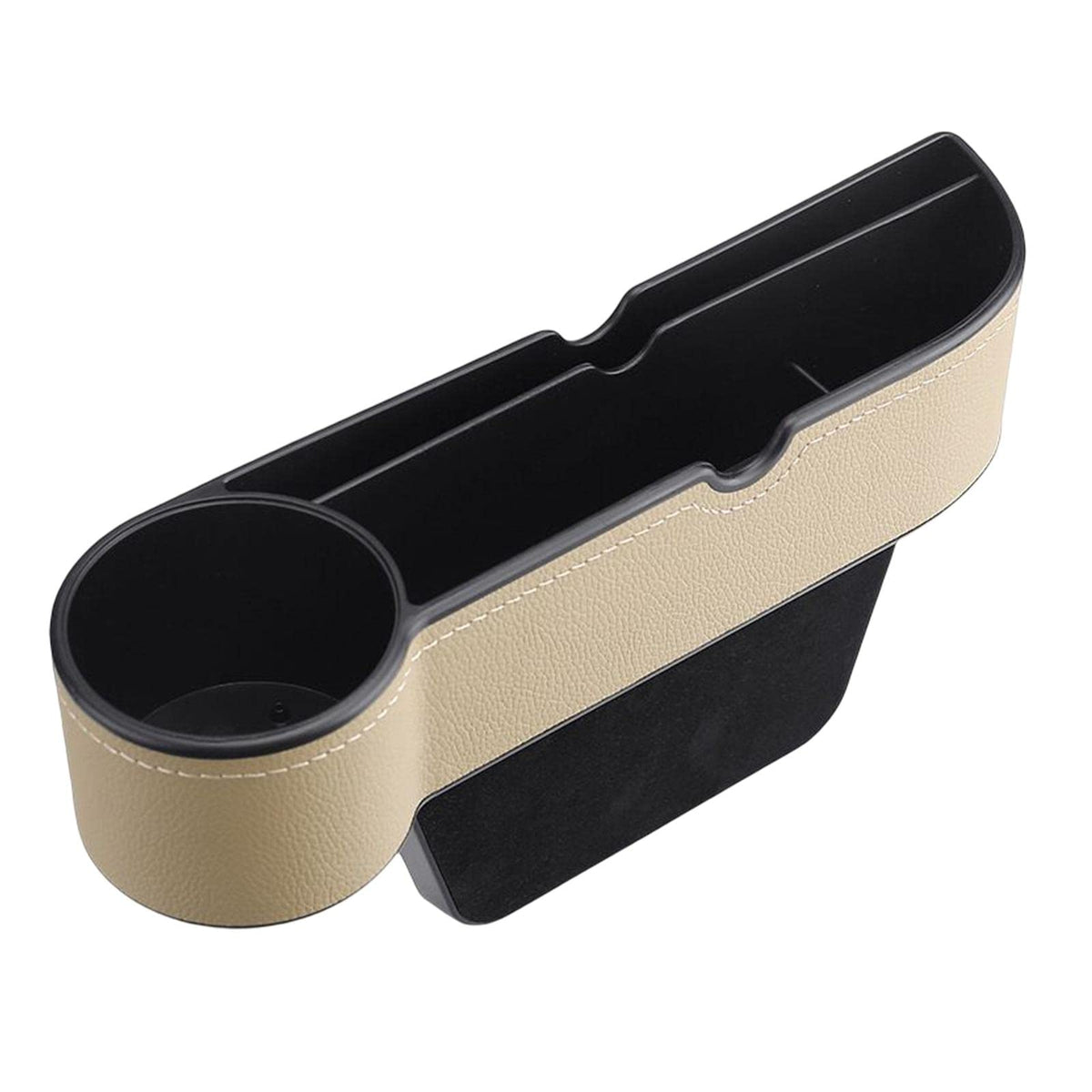 ATORSE Car Seat Gap Organizer W/Cup Holder Fit for Cards Wallets Sunglasses Driver Beige Motors | Automotive Tools & Supplies | 