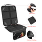 Opneldum Car Seat Protector For Child, Thick Padding Seat Protector Under Baby, 600D Waterproof Non-Slip Fabric For Child And Pe