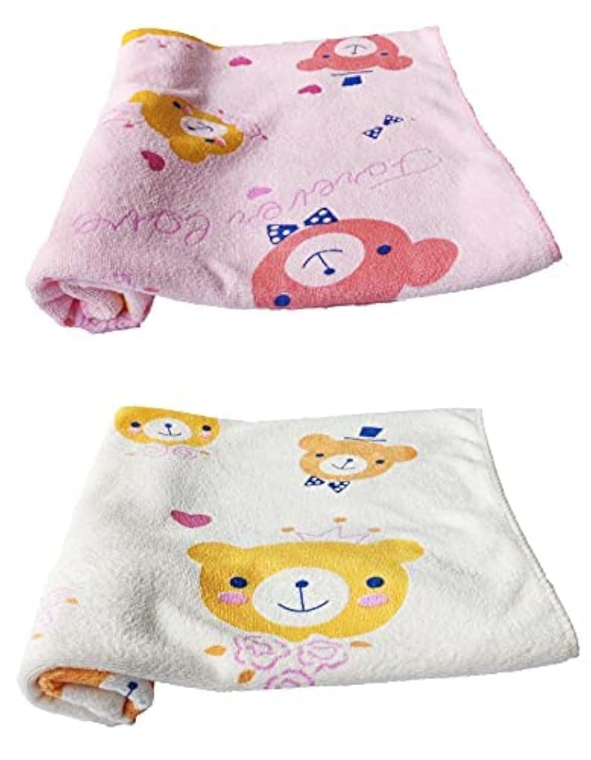 Teddyify Soft Cotton Baby Bath Towel For Infants, New Born Babies And Toddlers (012 Months) (Colours And Print As Per Availabil