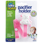 Baby Buddy Pacifier Clip Holder, Newborn Essential With Universal Fit For All Binky And Teether Brands, Ages 4+ Months, Pink, 1
