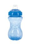 Nuby No-Spill Gripper Cup, Sippy Cup for Baby and Toddler, 10 Ounce (Blue)