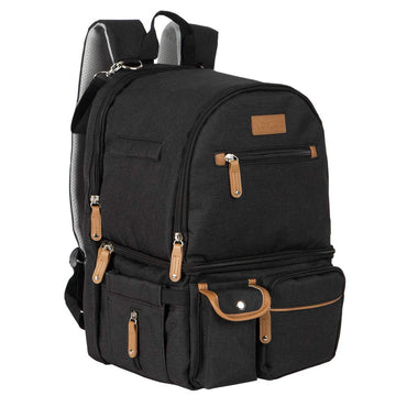 Breast Pump Backpack - Mother Outdoor Working Backpack With 13 Inch Laptop Compartment Fit Most Breast Pumps (Black)