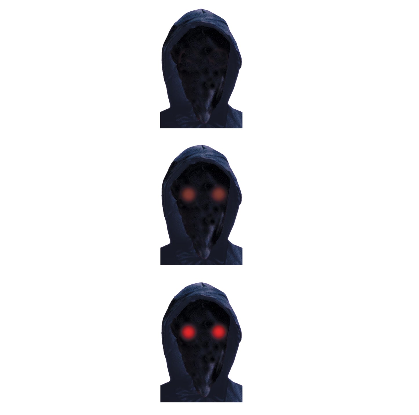 Fade In/Out Unknown Phantom Child Costume, Multicolor, Large