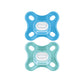 Mam Comfort Baby Pacifier, 100% Lightweight Silicone, Sterilizer Case, 0-3 Months (Pack Of 2)