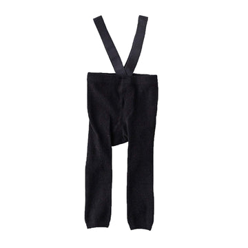 Mubineo Infant Newborn Baby High Waist Leggings Tights Socks Girls Boys Toddler Suspender Pantyhose (Zb Black, 1-2 Year Old)