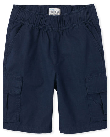 The Children'S Place Baby Boys And Toddler Boys Pull On Cargo Shorts,Tidal Single,9-12Mos