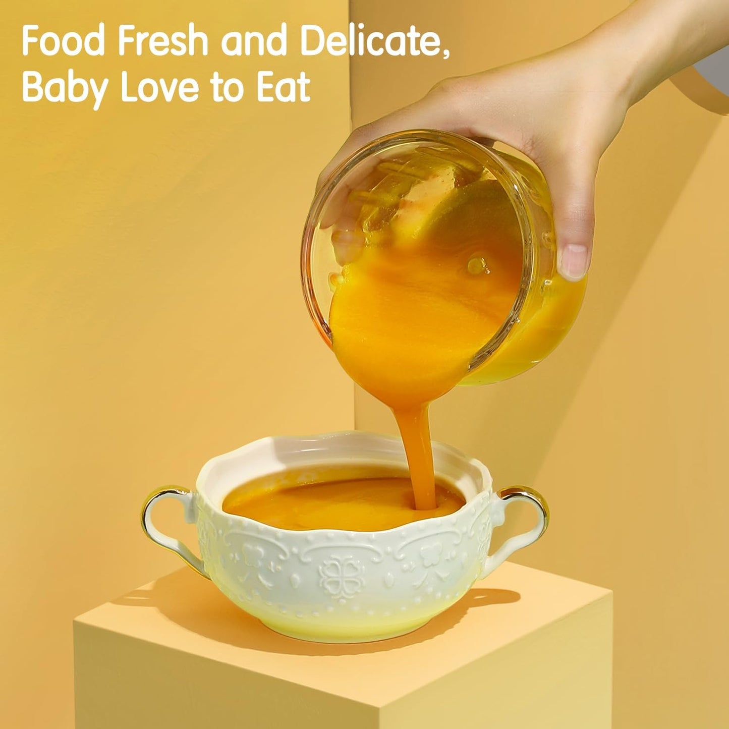 Baby Food Maker - Baby Food Blender Baby Food Processor For Baby Food, Fruit, Vegatable, Meat, Baby Food Puree Maker Make Fresh