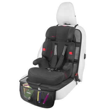 Luilanc Car Seat Protector With Thickest Padding,Waterproof 600D Fabric Child Baby Seat Protector With Storage Pockets,Non-Slip