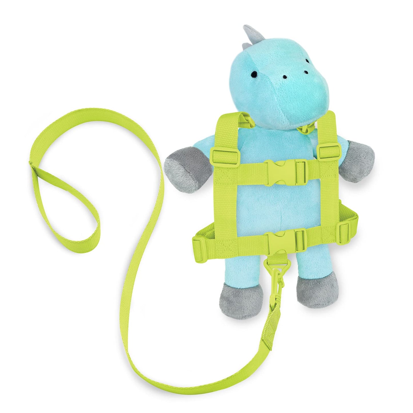 Travel Bug Toddler Character 2-In-1 Safety Harness (Dinosaur - Teal/Grey)