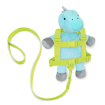 Travel Bug Toddler Character 2-In-1 Safety Harness (Dinosaur - Teal/Grey)