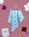 Swaddle  Swaddles for new born baby, 100% Cotton, ultra soft, multipurpose, comfortable swaddlewrapper  Kite Print (Blue)