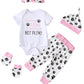 Aslaylme Newborn Girl Outfits Baby Coming Home Outfit Going Home Outit Baby Girl Bodysuit (Pink,0-3 Months)