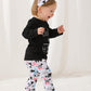 Baby Girls 3Pcs Outfit Set Letters Daddy Is My Hero T-Shirt Tops Geometric Pants With Headband (3-6 Months)