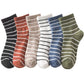 Wklouyhe MenS & WomenS Compact Cotton Stretch Ankle Length Socks_Free Size(Pack Of 05,Line Print)