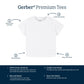 Gerber Baby Toddler 5-Pack Solid Short Sleeve T-Shirts Jersey 160 Gsm, Mauve Pink, 2T