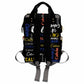 Artsadd Personalized Name Nappy Bag Large Capacity Baby Diaper Bags, Color Black Monogram Daypack Custom Name Backpack Casual Da