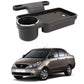 Oshotto (FT04) Foldable Car Auto Headrest Rear Back Seat Table Drink Food Cup Tray Holder Compatible with Tata Indigo  Black