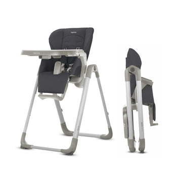 Inglesina My Time Highchair, Pepper - Adjustable High Chair For Babies & Toddlers, 4 Height & 3 Recline Settings, Collapsible, T