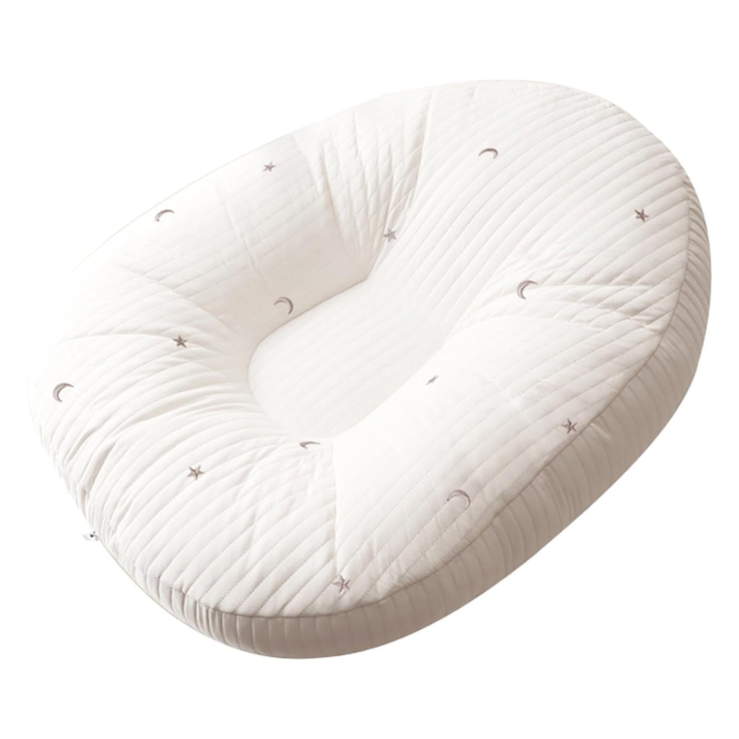 2025 Soft Lounger Pillow - Breathable Cotton Nest with Ergonomic Support, Comfortable Sleeper with Anti-Reflux Design, Cozy Esse