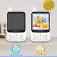 Hellobaby No Wifi Baby Monitor With Voice-Activated Night Vision,4' Ips Camera And Audio, 2-Way Talk And Ptz, 26H Battery And 1