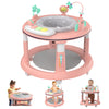 Baby Walker with 5 Adjustable Heights and 360 Degree Swivel Seat - Activity Center for Boys & Girls Babies 7-18 Months, Includes