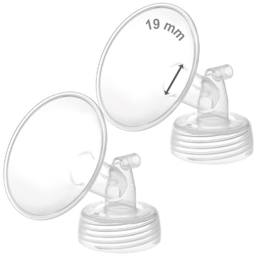 Maymom Wide Neck Pump Part Compatible With Spectra S1/S2 Pumps; Incl Wide Mouth Flange; Not Original; Replaces Spectra Shield (1