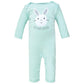 Hudson Baby Unisex Baby Cotton Coveralls, Valentine Easter, 9-12 Months