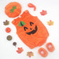 Zhskeuun Newborn Baby Boys Girls Halloween Avocado/Pumpkin/Dinosaur Costumes Halloween Cosplay (Baby Pumpkin Outfit, 3-6 Months)