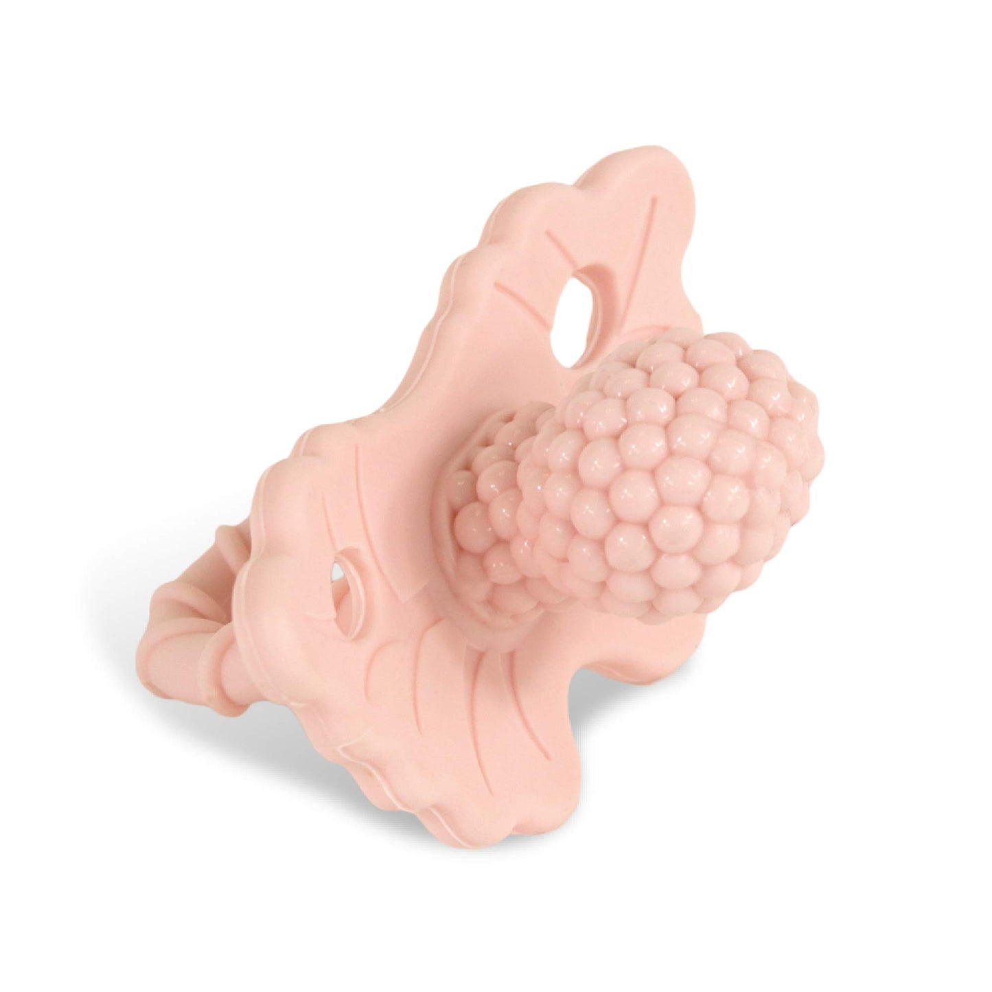 RaZbaby RaZberry Silicone Baby Teether Toy - Berrybumps Soothe Babies Sore Gums - Infant Teething Toy - Hands Free Design - BPA 