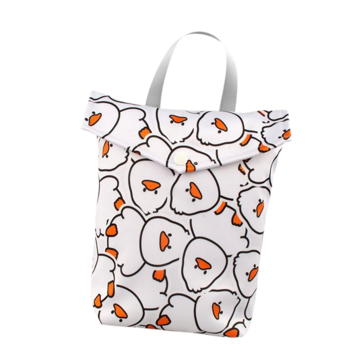Merishopp Nappy Bag Portable Travel Bag Baby Cloth Diaper Bag for Outdoor Daycare Pool Duck 20x25cm
