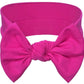 Babygiz Baby Girl Headbands-Infant,Toddler Cotton Handmade Hairbands With Bows Child Hair Accessories (Fuchsia Pink)