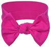 Babygiz Baby Girl Headbands-Infant,Toddler Cotton Handmade Hairbands With Bows Child Hair Accessories (Fuchsia Pink)