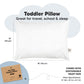 Keababies Toddler Pillow - Soft Organic Cotton Toddler Pillows For Sleeping - 13X18 Small Pillow For Kids - Kids Pillows For Sle
