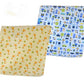 Monvecle Baby Infant Waterproof Cotton Changing Pads Washable Resuable Diapers Liners Mats Multi Pieces Pack (Blue-2pcs Medium 2