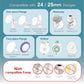Maymom Flange 15Mm Inserts Compatible With Medela, Spectra 24 Mm Shields/Flanges, Momcozy/ Willow Wearable Cup. Compatible With