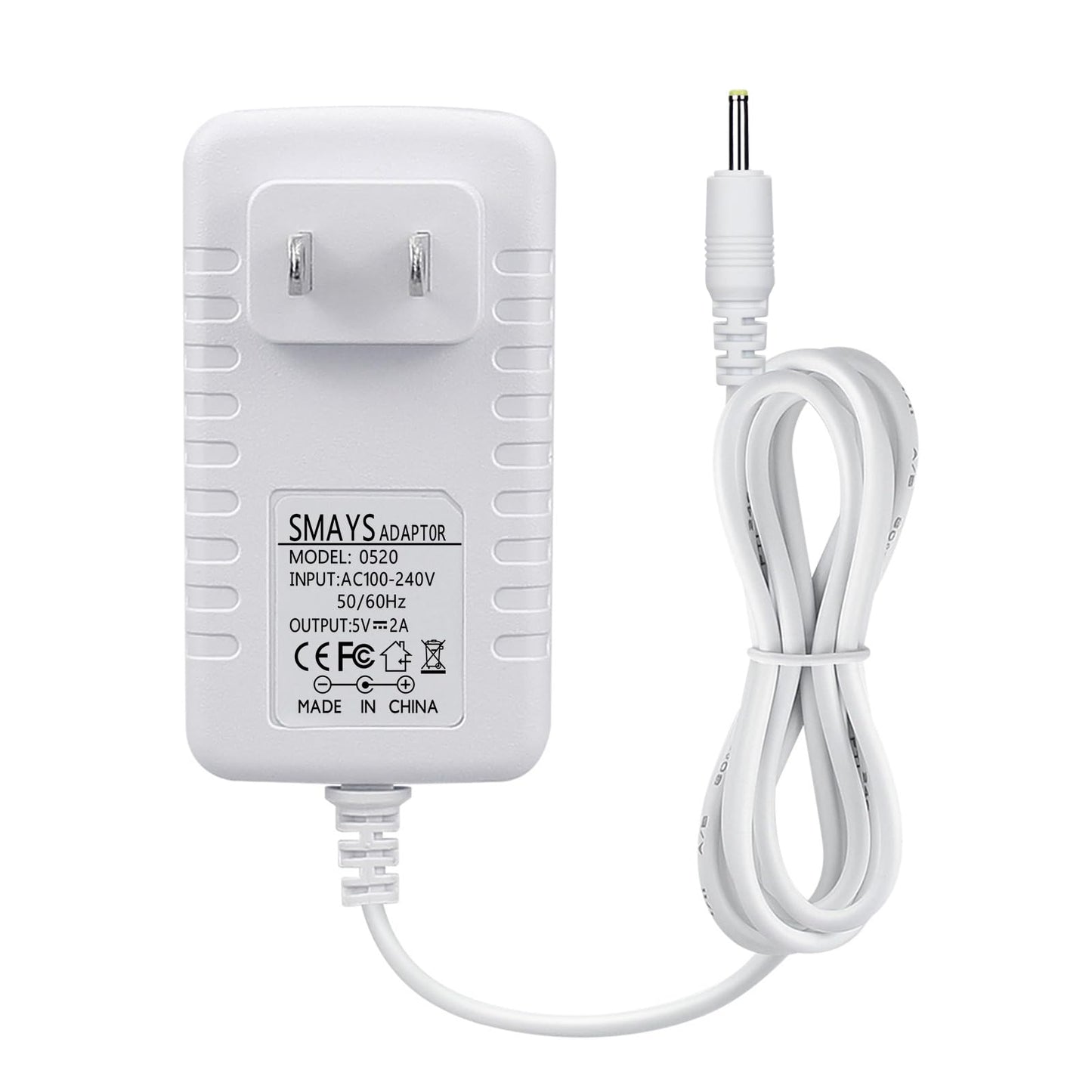 Charger For Infant Optics Dxr-8 / Dxr8 Pro Monitor Unit, Dc 5V Round-Pin Power Adapter