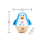 Hape Penguin Musical Wobbler | Colorful Wobbling Melody Penguin, Roly Poly Toy for Kids 6 Months+, Multicolor, 5 x 2 (E0331)