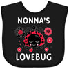 Inktastic Valentine 'S Day Nonna 'S Lovebug Baby Bib Pink 39512