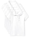 The Children'S Place Baby Girls And Toddler Girls Short Sleeve Ruffle Pique Polo, White, 3T