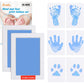 2-Pack Large Clean-Touch Ink Pads, Baby Handprints and Footprints for 0-18 Months, Inkless Hand and Footprint Kit,Baby Print,DIY