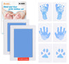2-Pack Large Clean-Touch Ink Pads, Baby Handprints and Footprints for 0-18 Months, Inkless Hand and Footprint Kit,Baby Print,DIY