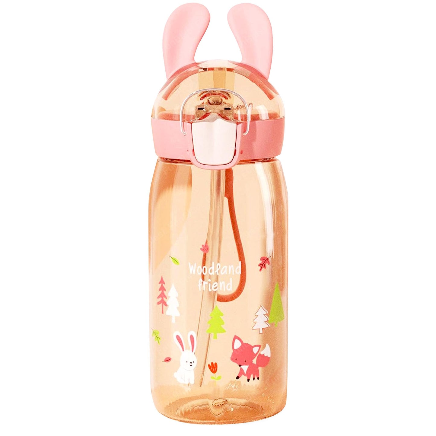 FunBlast Tritan Water Bottle For Kids, Cute Design Water Bottle With Sipper, Sipper Bottle For Kids AntiLeak Kids Cartoon Wate