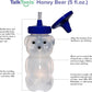 Talktools Honey Bear Straw Cup For Babies - Bpa-Free, Food-Grade Therapy Sippy Bottles For Speech And Feeding Training - Leak-Pr