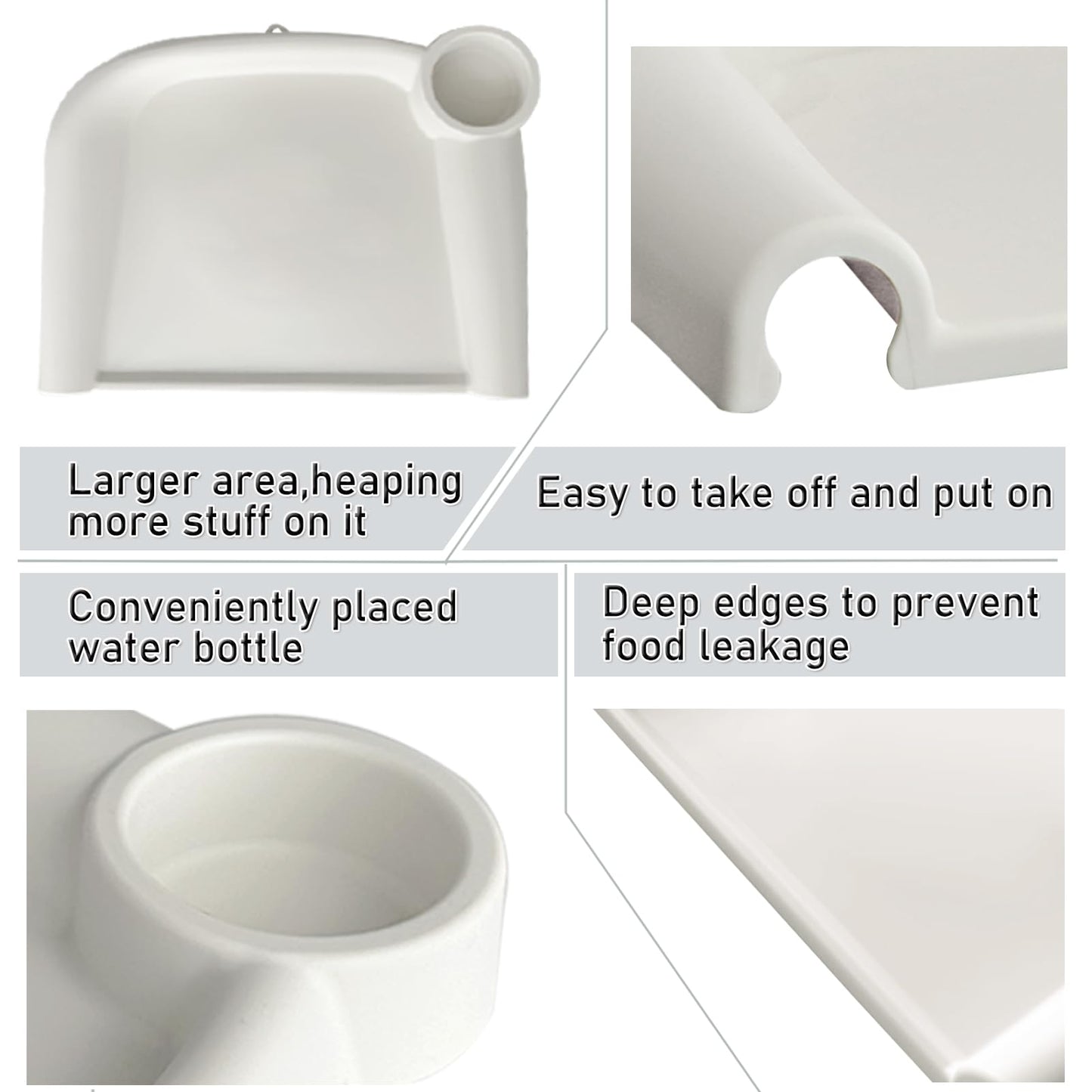 Baby Dining Tray Compatible With Inglesina Fast Table Chair Silicone Baby Feeding Tray For Clip-On Fast Table Chair Dishwasher S