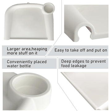 Baby Dining Tray Compatible With Inglesina Fast Table Chair Silicone Baby Feeding Tray For Clip-On Fast Table Chair Dishwasher S