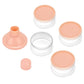 Accmor Formula Dispenser On The Go, 4 Compartments Stackable Formula Container For Travel, Baby Milk Powder Kids Snack Container
