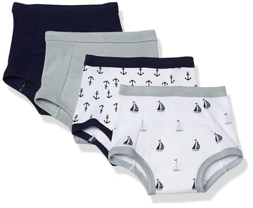 Luvable Friends Unisex Baby Cotton Training Pants, Anchor, 4 Toddler