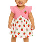 Love Wraps Baby Girls Cotton Frock Set  Sleeveless Frock with Overcoat for Babies L(1218M) Style 10006 Printed, Multicolour