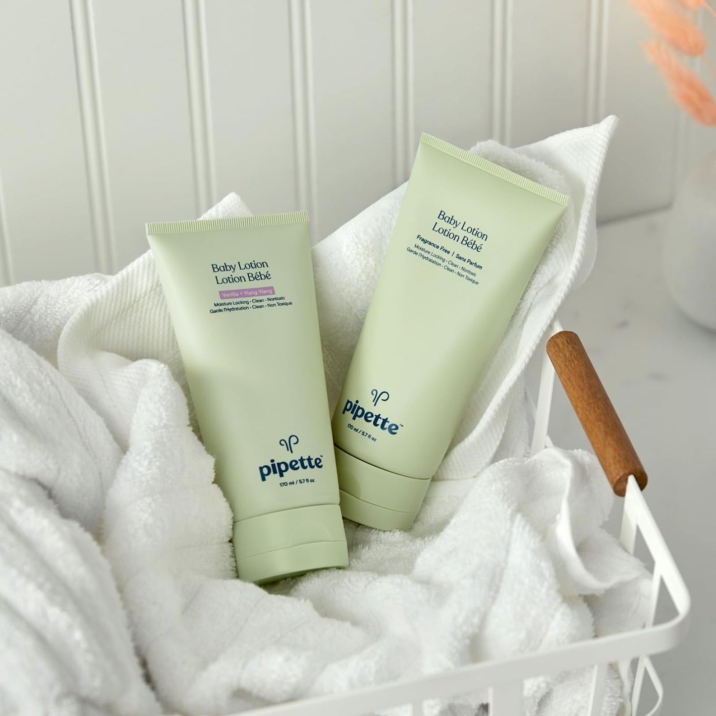 Pipette New & Improved Formula Baby Lotion, Hydration, Natural Moisture Of Baby'S Delicate Skin, Renewable Plant-Derived Squalan
